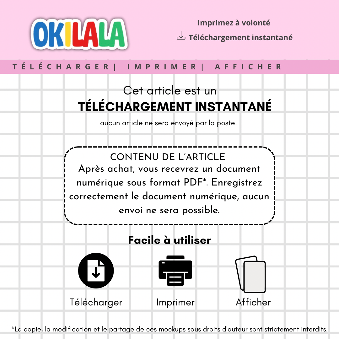 Affiches Éducatives Couleurs et Formes pour la Maternelle - OKILALA